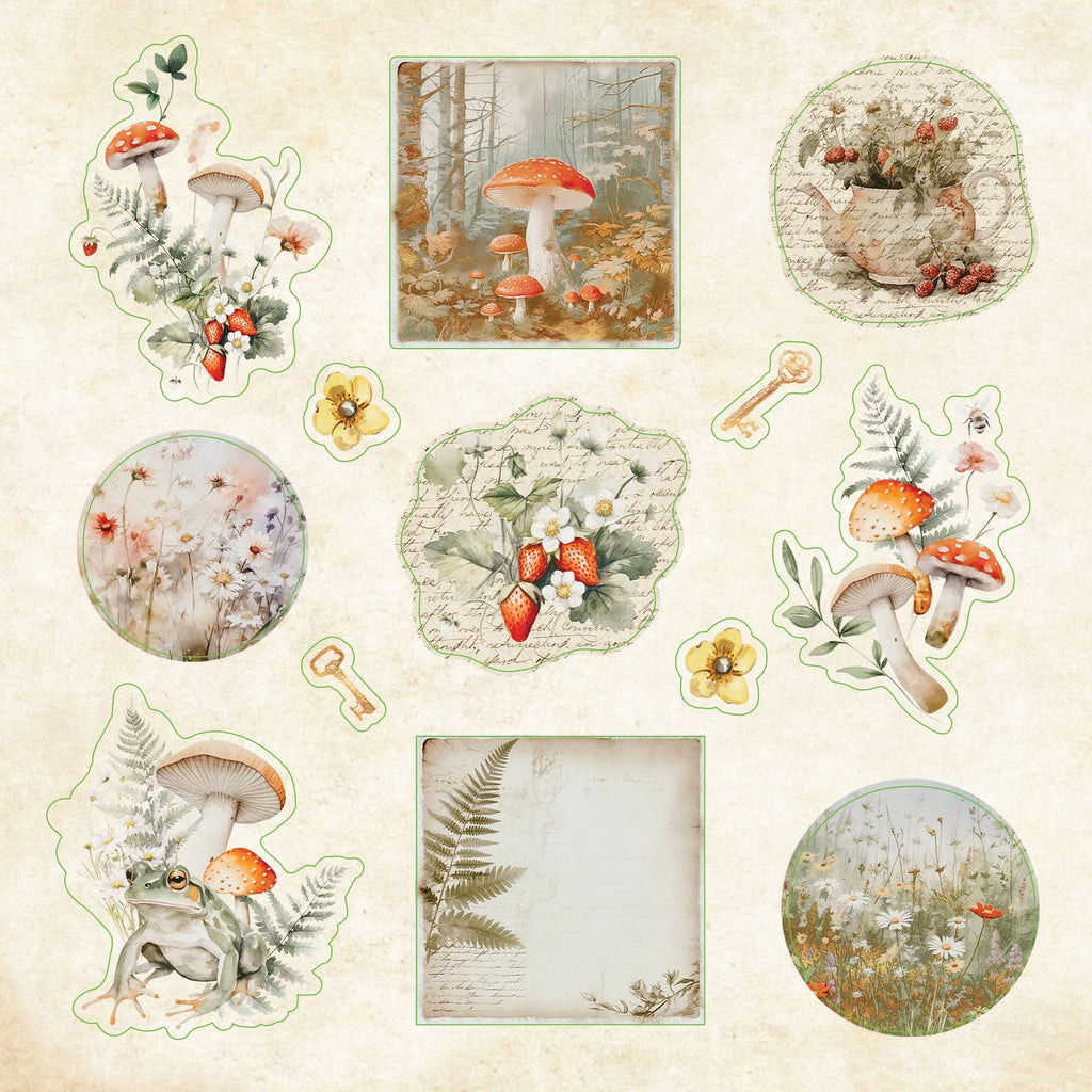Cottagecore Sticker Book – Leura Cabinet of Curiosities