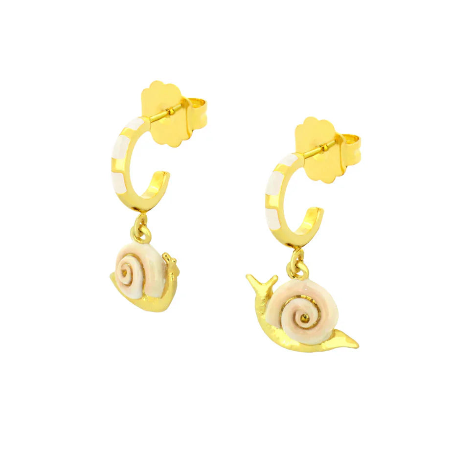 Snail Earrings Jewellery Good After Nine TH 