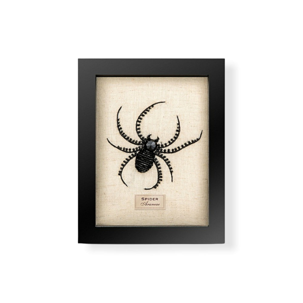 Framed Beaded Spider