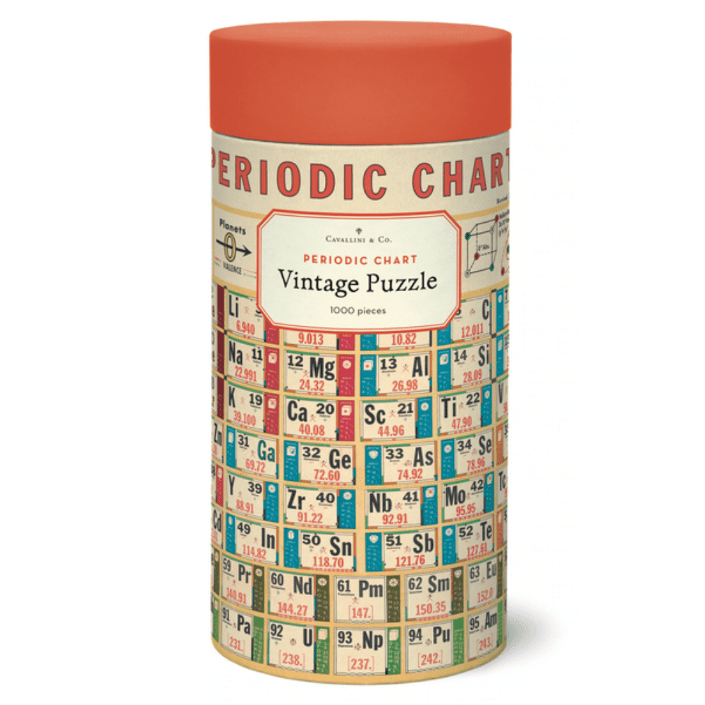 Periodic Chart Piece Puzzle Cavallini Co.